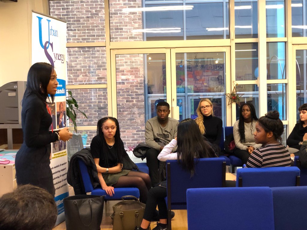 Urban_Synergy's tweet photo. At Christ the King 6th form college  working with CapGemini to develop life skills and introducing them to degree apprenticeship opportunities @CapgeminiUKppl  #lifeskills https://t.co/kp663HpxWy