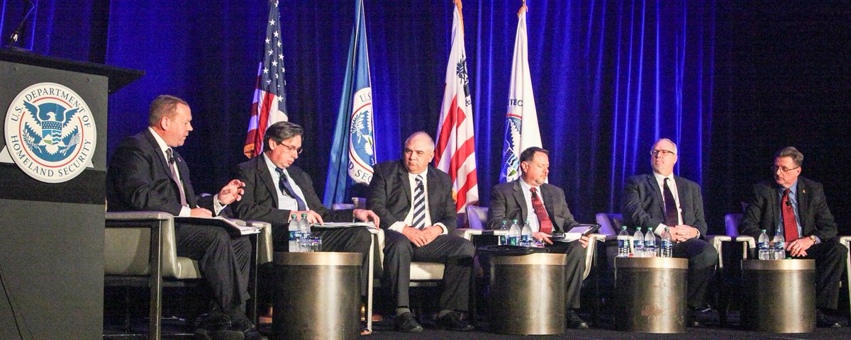CBPSoutheast's tweet photo. #CBP Ex Assistant Commissioner Todd Owen host Evolution of Trade discussion with David Bowers, Inspector in Charge @USPS &amp; others at East Coast Trade Symposium #2017ects https://t.co/FPOtbKkrxo