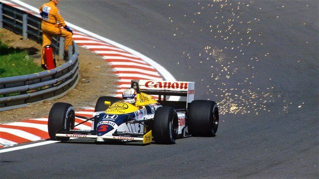 Yhacbec Lopez Williams Fw11 Belgian Grand Prix 1986 Eau Rouge Nigel Mansell