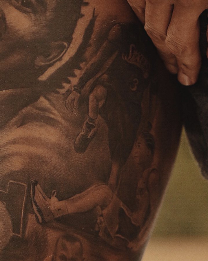 NFL star gets amazing Allen Iverson-Tyronn Lue tattoo - NBC Sports RSN
