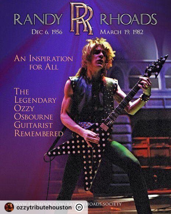 Happy 61st birthday to the late great and legendary Randy Rhoads.   
