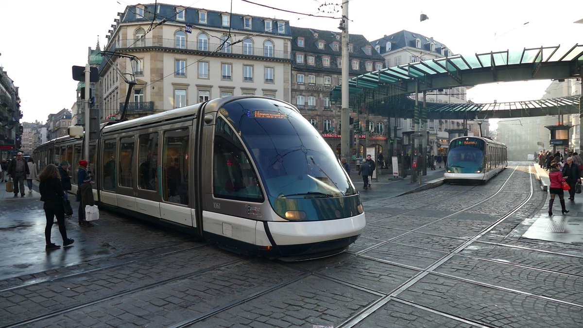 grescoe's tweet image. "A developed country is not a place where the poor have cars. It's where the rich use public transportation." —@EnriquePenalosa 
(Photo: #Strasbourg, France)
