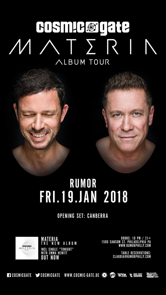 cosmicgate's tweet image. hey Philadelphia, we are back in town at @RumorPhilly on January 19th!
tickets: cosmicgatephilly.nightout.com