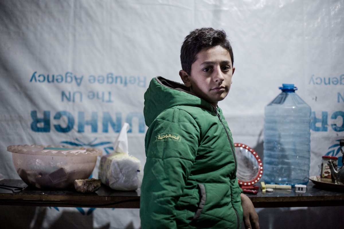 RefugeeToday's tweet photo. Kahled (14) lives in a shelter in a forgotten camp close to Syria in Bekaa Valley, Lebanon. His brother Yehya (1.5 years) killed in an accident in 2016. The father died of cancer after they arrived to CAMP039. The mother now struggles to take care of Kahled and his two brothers. https://t.co/xG3vEnoogw