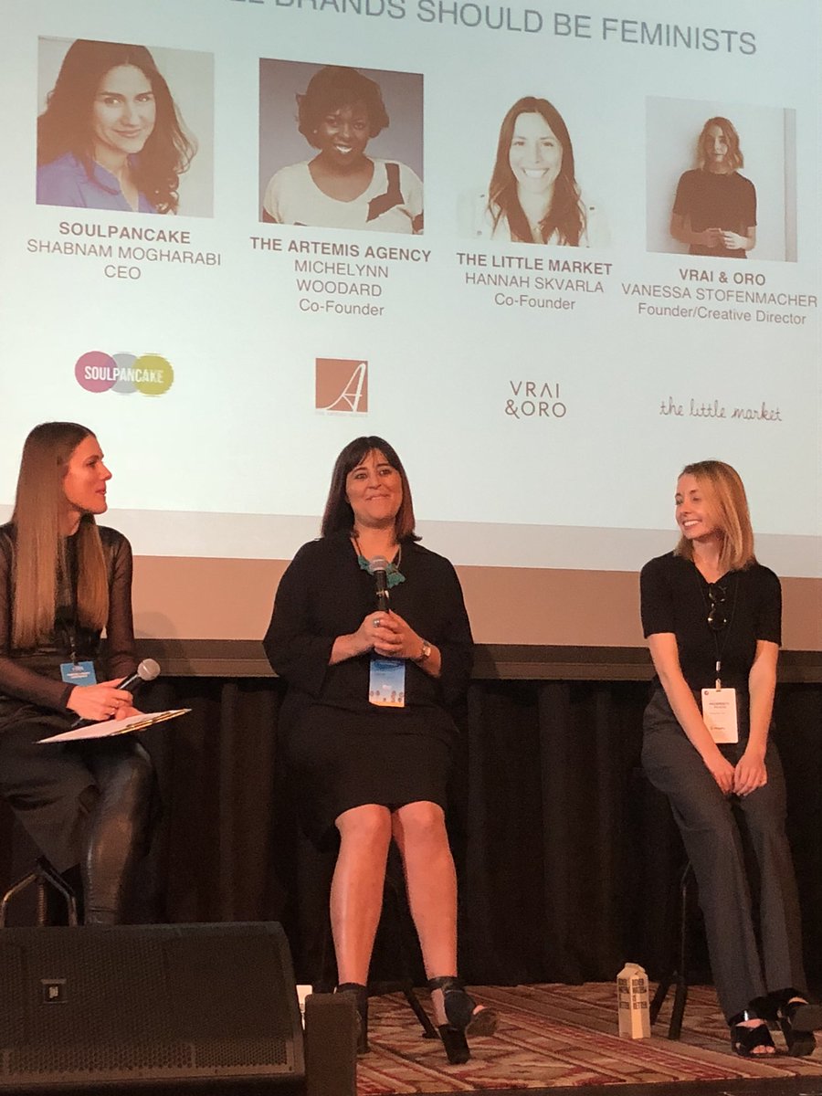 “We’ve tried to create a #feminist business from the beginning...for women by women. It’s essential and is becoming even more essential as time goes on.”