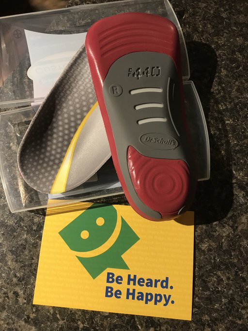 jenelle79's tweet photo. #GotItFree #ad #DrScholls #CustomFitOrthotics help me stay on
my feet so I can keep moving! https://t.co/HvZS3sCtWD https://t.co/HNErTJycvE