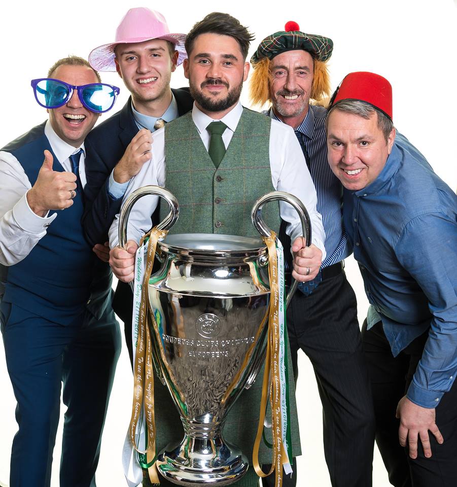 replicup's tweet image. We were delighted for one of our full sized replica Champions League trophy to find pride and place at the recent wedding @KariLeex and @Kevin_Ford1888 Ford.  You can hire the Champions league trophy for your special day or event from as little as £15ph. PM us for more details