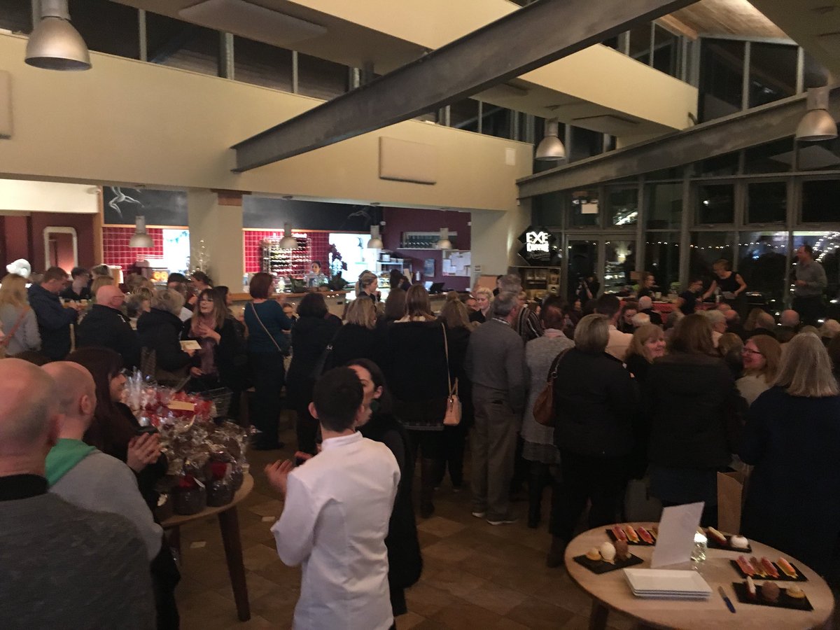 dartsfarm's tweet photo. Wow! Full house for our #IndulgenceEvening! Starting off the evening with wines & spirits tasting with @SusyAtkins @SalcombeGin @SharphamWines! #christmas https://t.co/Ez6KeirzXa