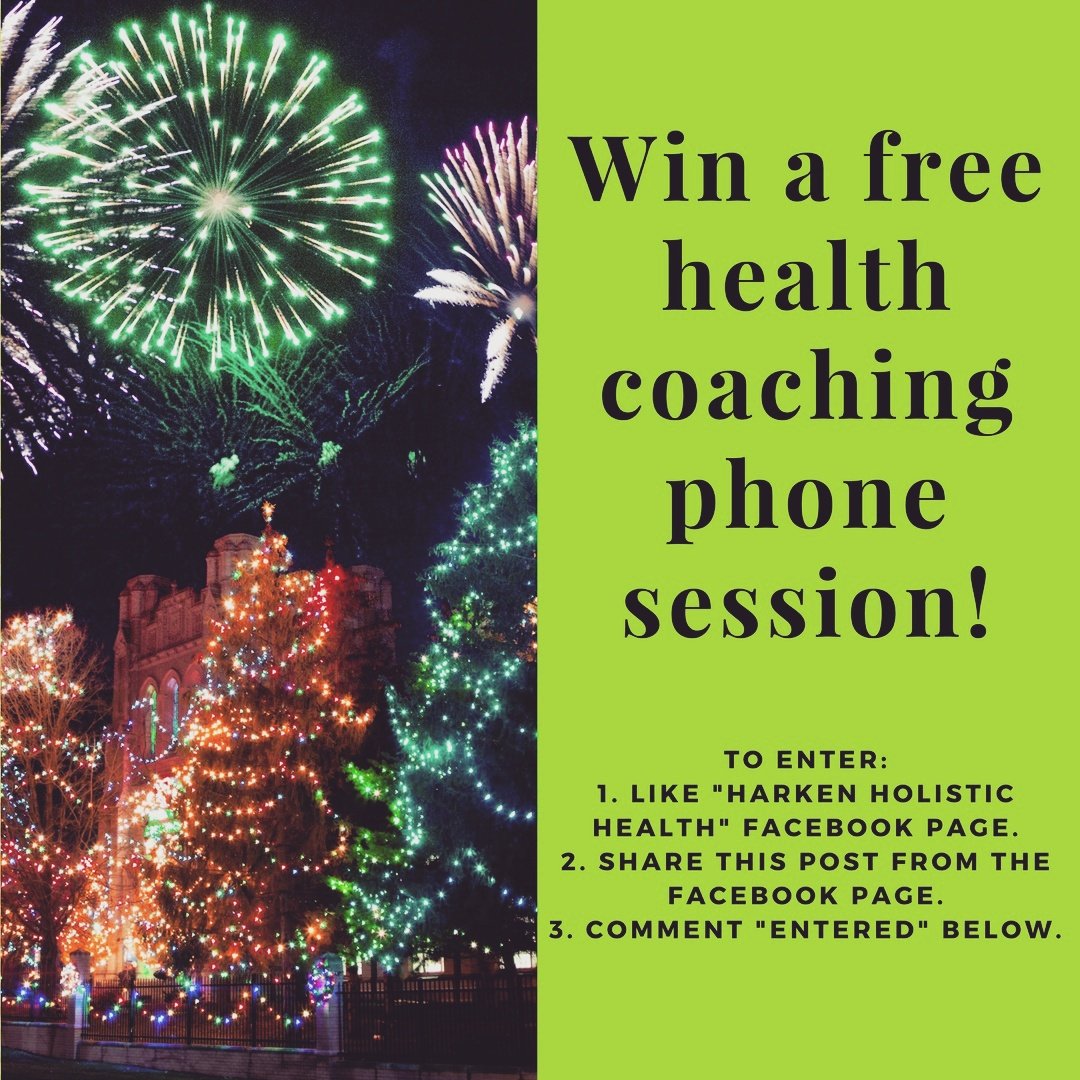 Win A Free coaching session via 
e-mail. Instructions below. Tag someone you know who might want good health this coming 2018! Or, maybe it's you who would like that for yourself 😊

#holidays #health #gifts