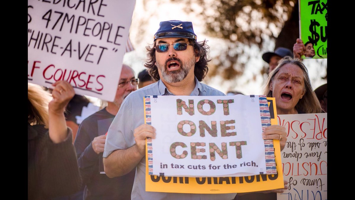 SDIndivisible's tweet photo. #Indivisible 49 and allies rally 400 protesters outside office of @DarrellIssa: "Just say NO on #GOPTaxScam !"
Save ACA, Hire-A-Vet, Medicare, Clean Energy and more 🇺🇸
#NotOnePenny https://t.co/vaVgtd6OWr