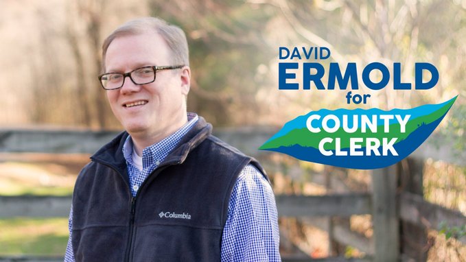 nickiknowsnada's tweet photo. Dear media,
His name is David Ermold.
Not "that gay man".
He's an educator, proud American and was denied a marriage license. He is running against the hate & bigotry of Kim Davis.
#DavidErmold for County Clerk.
#TheResistance https://t.co/zSA40wAQWr