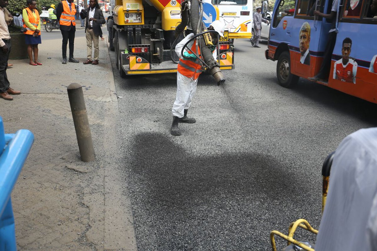Features of Giant Pothole Patching Machine Unveiled in Kenya