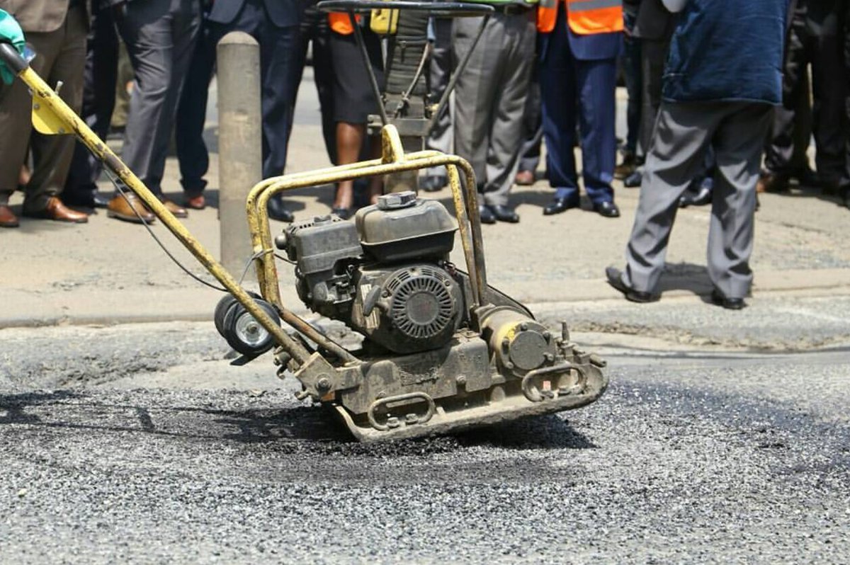 Features of Giant Pothole Patching Machine Unveiled in Kenya
