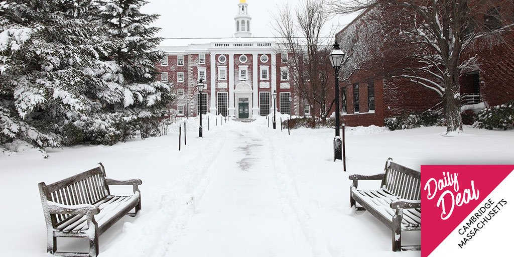dramexo's tweet photo. RT @MarriottRewards: Stay in #Cambridge with 2,500 points + take a wintery walk through the famed Harvard Square: https://t.co/Kf71X9O1Mo #DailyDeal https://t.co/5q2LKHgUmv