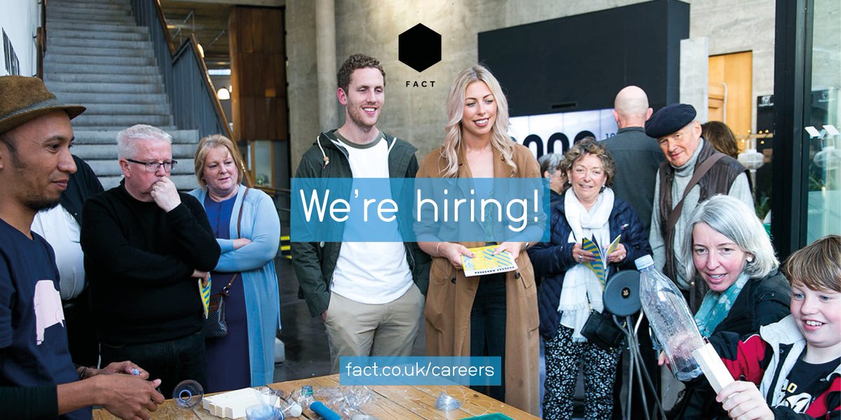 We're looking for someone for the role of Creative Producer for an exciting and topical programme in 2018 called The Future World of Work. Apply by 12pm on Monday 18 December. fact.co.uk/about/careers.…