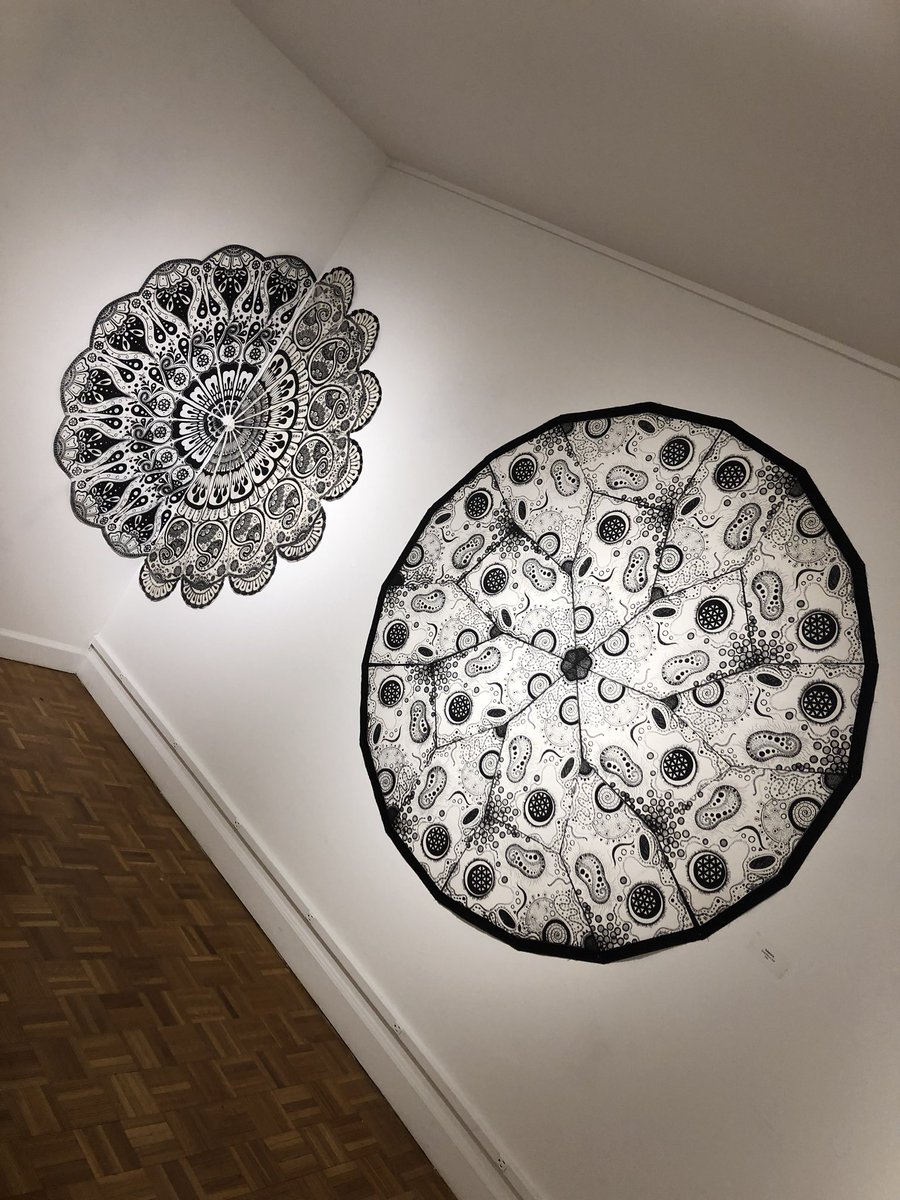 Echoes of Eternity by Ramla Lanewala in the Burroughs Wellcome Gallery this week!