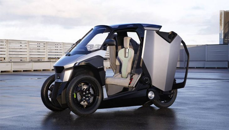 diplo_inter's tweet photo. #HighTech - Associé au consortium européen #EULIVE, #PSA vient de révéler un concept de quadricycle animé par une motorisation hybride rechargeable. https://t.co/C29Obk7vOp https://t.co/MCZQ2YvexJ