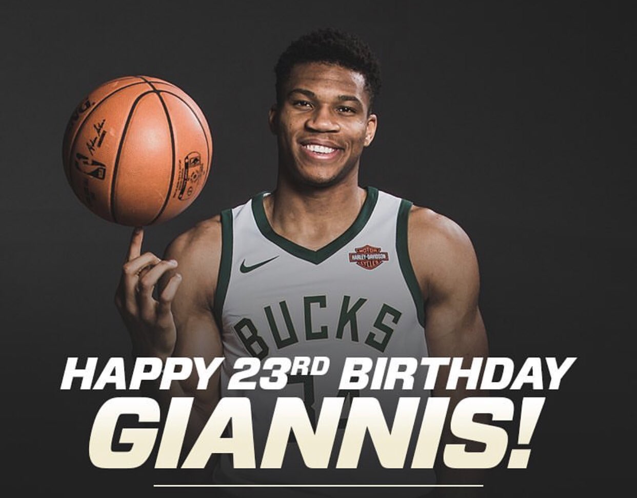 Happy 23rd Birthday Giannis Antetokounmpo!!   