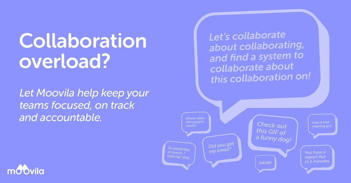 Moovila_App's tweet image. Too many #collaboration #systems, not enough accountability? #Moovila helps teams work together more effectively by delivering #accountability and #transparency so they can stay focused and achieve. #futureofwork #productivity