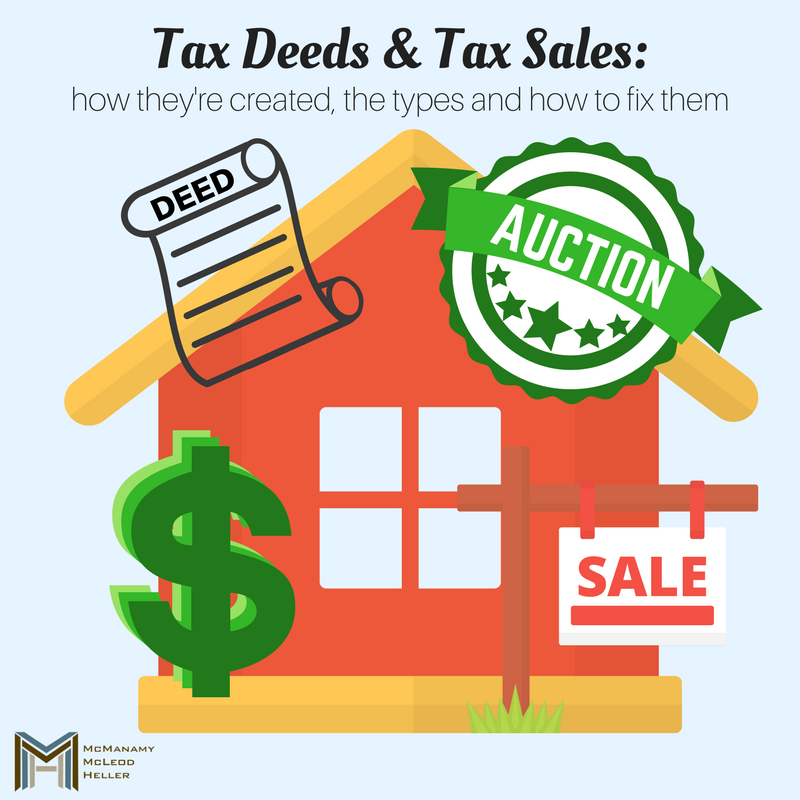 MMHFirm's tweet image. What is a tax deed?  What are the two types of tax sales?  All that and more in this week's #weeklyinfo topic.  Click the link for more!  #mmhfirm bit.ly/taxdeedstaxsal…