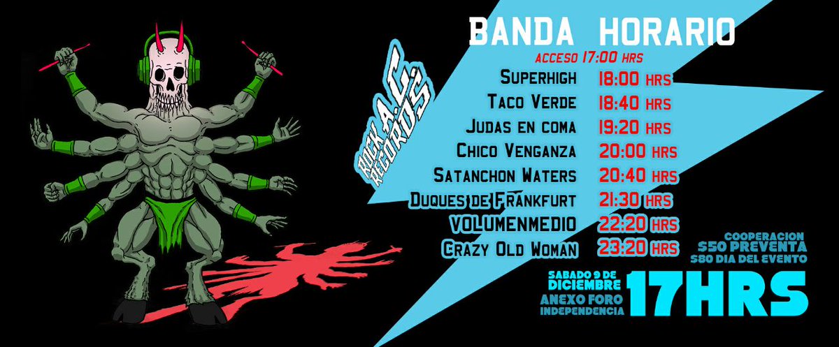 satanchon's tweet photo. El monstruo #RockAcRecords  se aproxima cada ves más... https://t.co/IdLKVll9nJ
