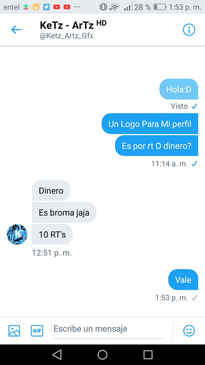 ElPaPuCr's tweet photo. Porfavor Me pueden ayudar Con un Rt 10 porfa https://t.co/q4H4JwT9CT