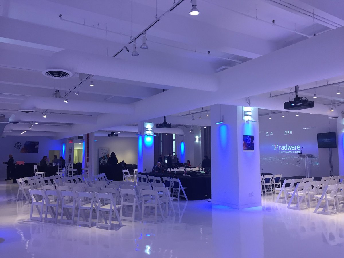radware's tweet image. Setup is underway at #HackersChallenge as we wait for our participants to arrive.