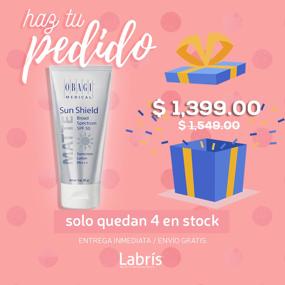 labris_mx's tweet photo. 🔔 Tenemos los últimos 4 #OBAGI Sun Shield SPF. Compra aquí: https://t.co/mgRw1sMqBx
o haz tu pedido por WhatsApp-81 2357 7864. ¡Envío gratis! https://t.co/oyhpfLRbSj