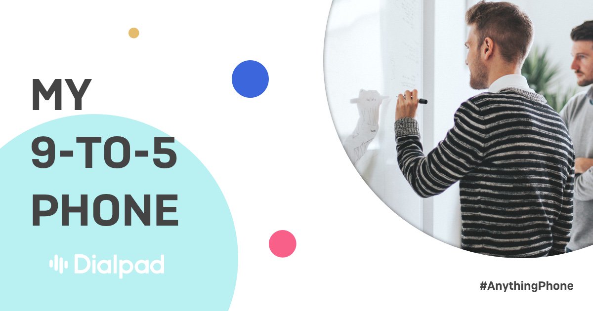 dialpad's tweet photo. Stop using your personal number for business calls and get a FREE business line + five extensions with Dialpad Free today. Learn more:  https://t.co/vxzhuRG0gW  #killthephonebill #smallbiz #voip #free #phonesystem #anythingphone https://t.co/5GZEJZLXmd