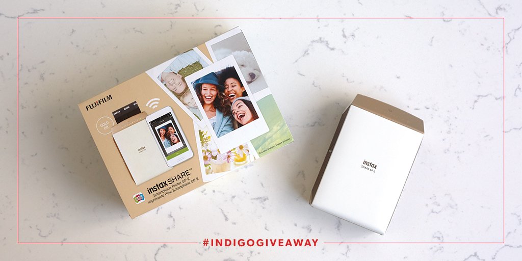 For a chance to win a FUJIFILM Instax Printer, RT this tweet before 11pm EST! #IndigoGiveaway #myinstax #EveryGiftTellsAStory (2/3)