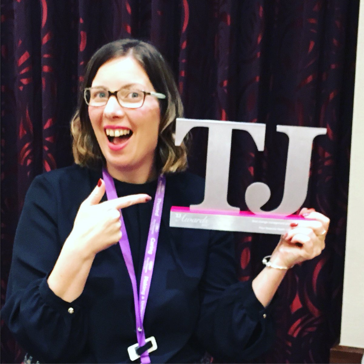 TheLozzatron's tweet photo. Got my hands on the award the DCF Team won at last nights Training Journal Awards for Best Change Management Programme. So proud to work in this team with a fantastic group of inspiring people! ❤️ #workloz #fshc #culturechange #initiative https://t.co/NEQqGAn7GI