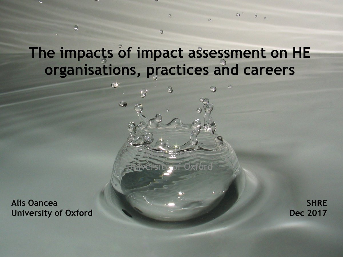 ciripache's tweet image. The impact of impact: #REFimpact at #SRHE2017 - symposium with Ourania Filippakou, @ClaireDonovan @rpwatermeyer @GemmaDerrick, chaired by Sir Robert Burges