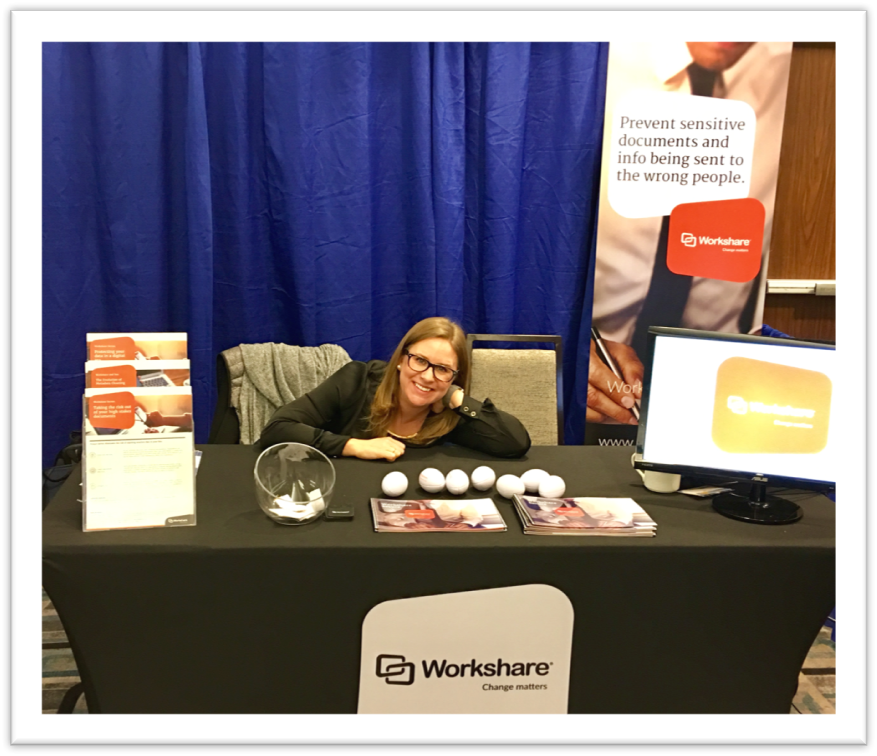 Workshare's tweet photo. Thanks again @ALMcyberSecure - it was busy but totally worth it! #ALMcyberSecure @hunterbakerHB https://t.co/pZa1VQasSR