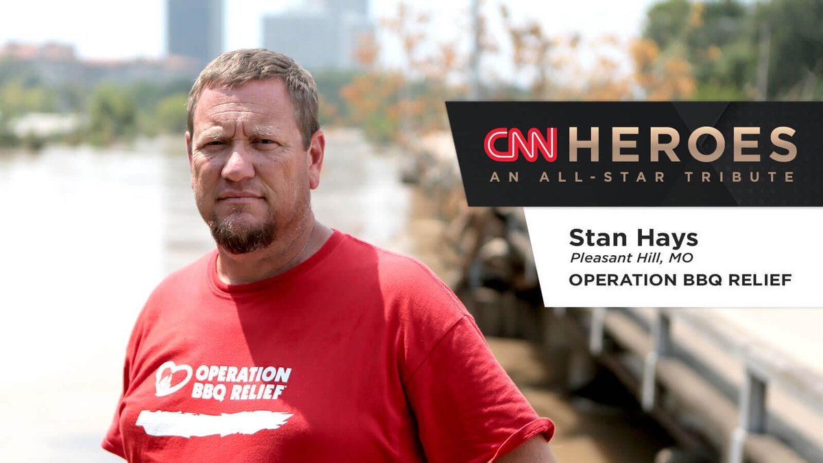 Famous_Daves's tweet image. We’re honored to support and partner with @OpBBQRelief, which has served 1.75 million meals to survivors and first responders in natural disasters. Your votes can help OBR win $100,000 to feed people in need. Vote for Stan Hays!
cnn.com/SPECIALS/cnn.h…