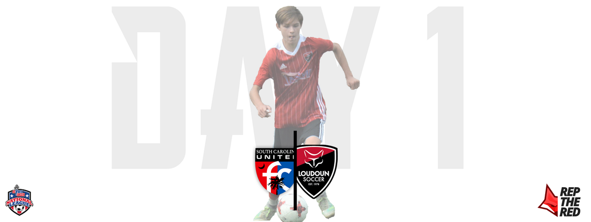 loudounsc's tweet photo. #02BRed are off to NC for National League! Game 1 tomorrow x SC United FC. #repthered #EarnYourPlace https://t.co/CizdnayFwb