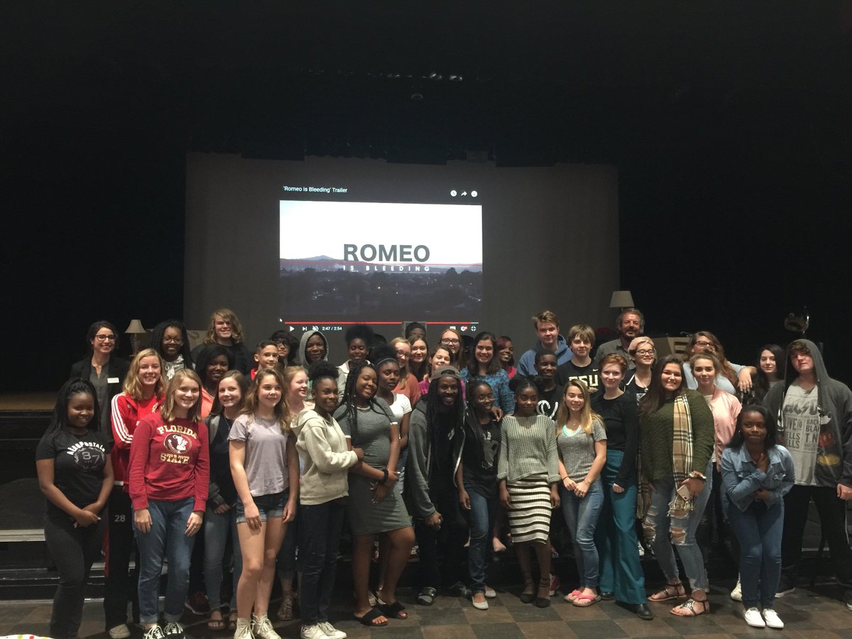 Donté Clark with <a href="/RisBFilm/">Romeo is Bleeding</a> at Leon High School in partnership with <a href="/OpeningNights/">Opening Nights at FSU</a> at @floridastate #romeoisbleeding #southerncircuit #shakespeare #poetry #theater