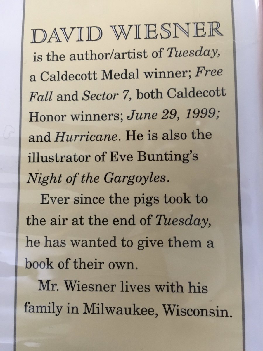 Ms_EMcCann's tweet photo. The grade 4s and I noticed a picture that looked familiar in one of our fractured fairytales- we turned to the author notes and discovered that we were on the right track! We read "Tuesday" together last year 📚 #texttotextconnection #myreadinglife #flyingfrogs #fantasticauthor https://t.co/jYT2q1m9v5