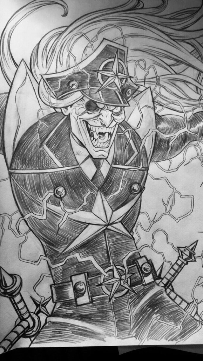 FelipeTweeters's tweet photo. Drawing #LAsNightmare⚡️🤘💀🤘⚡️#DeathMetalZombieCop #DMZC #デスメタルゾンビコップ #フェリーぺスミス https://t.co/6UsJTLjbQO