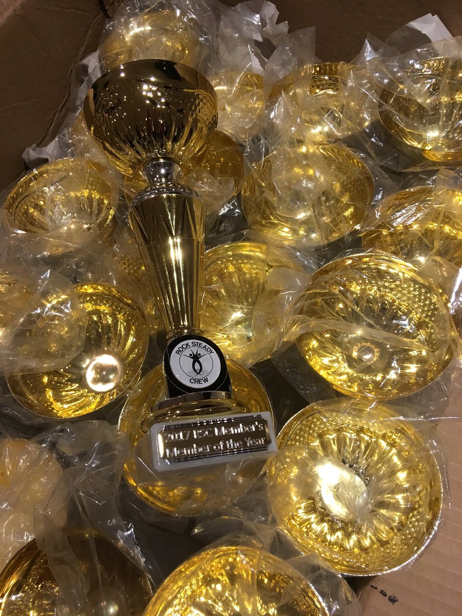 Cindyhed's tweet photo. Trophies arrived ✅ including our new award - RSC Member’s Member of the Year Award – voted for by members and RSC Officials (not Linz), via a private vote. This is the person that shows a great attitude, is helpful and is a real RSC team player! #RoSCars https://t.co/svgUnnuJdB