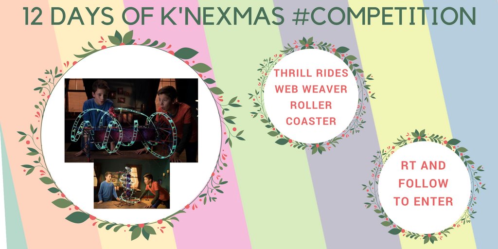 Day SIX of our #12DaysofKNEXMAS #competition! RT + follow by 13.12 to enter - you could #win a @KNEXUK Thrill Rides Web Weaver Roller Coaster!