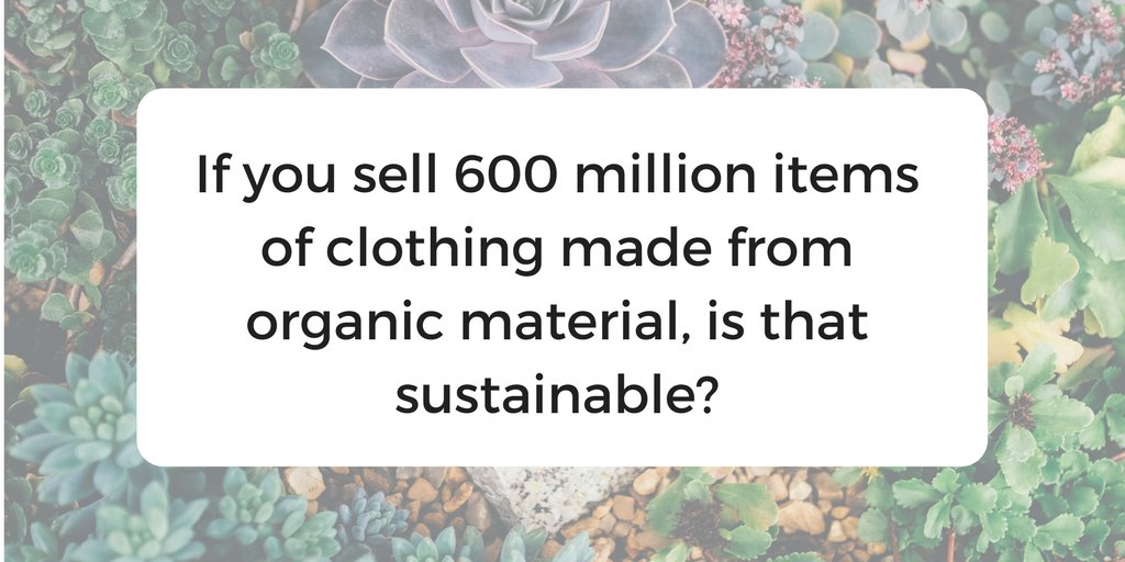tabithawhiting's tweet image. H&amp;amp;M claim to have sustainability as a priority - is that possible for a company centred on fast fashion?  #ethicalconsumer #ethicalhour