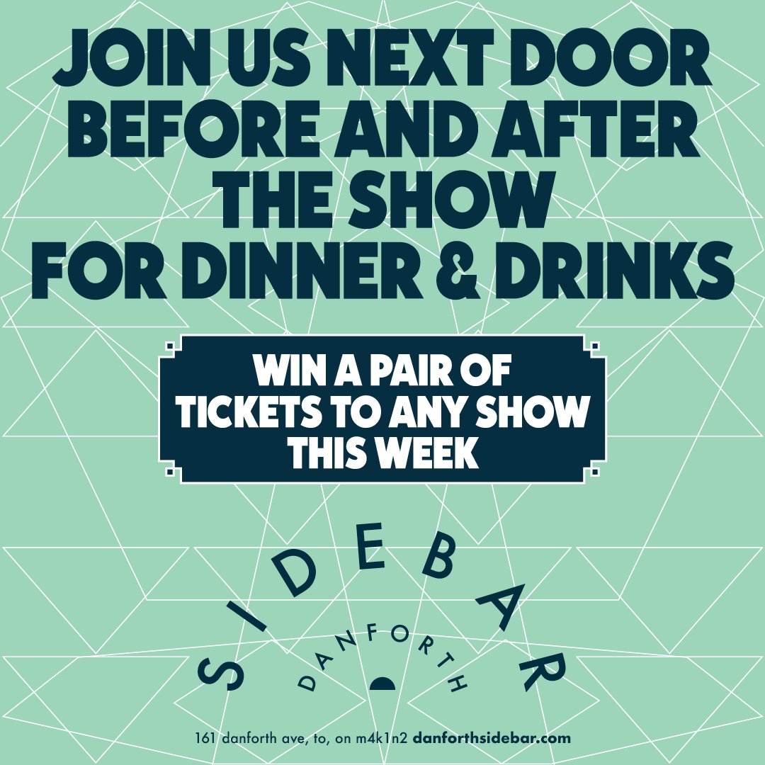 TheDanforthMH's tweet image. Enjoy dinner &amp;amp; a show on the Danforth! - our new restaurant next door, @DanforthSideBar, is now open!
To celebrate, we&apos;ve giving away tickets to our shows this week. Visit our FB page for more details: facebook.com/TheDanforthMus…