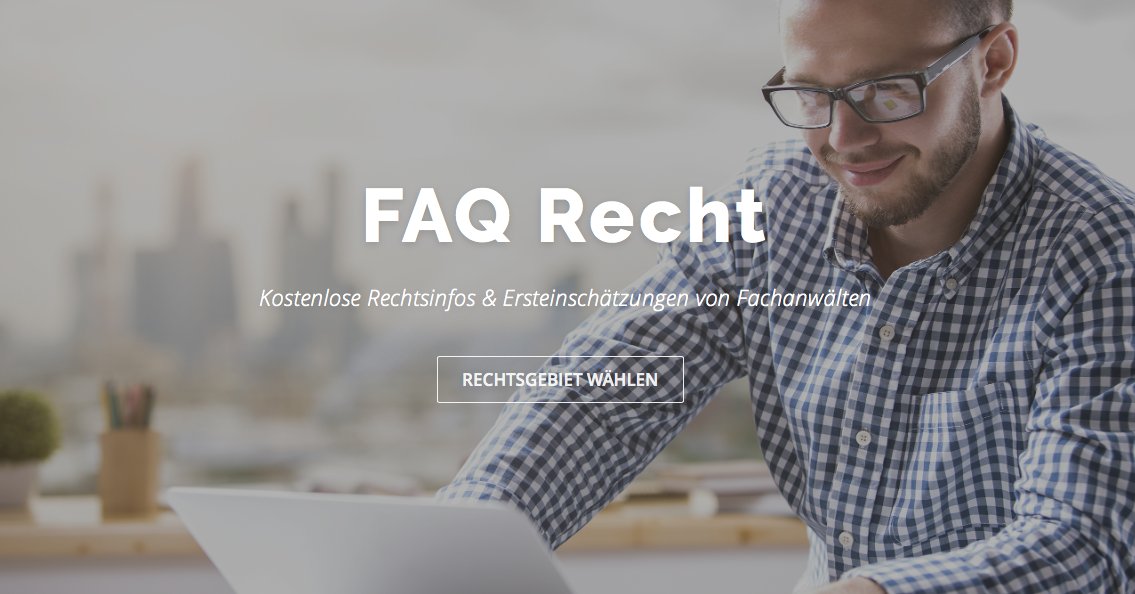 FAQ_Recht's tweet image. faq-recht.de - Hilfe in 7 Rechtsgebieten mit kostenloser Erstanfrage an erfahrene Fachanwälte