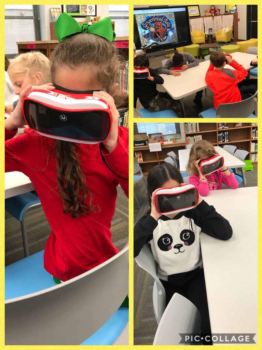 pcespanthers1's tweet photo. Ms. Thompsonโs class is learning about Antarctica with Google Expeditions! #googleexpeditions #mediacenter #dontgetdizzy https://t.co/yKnhnGtcUz