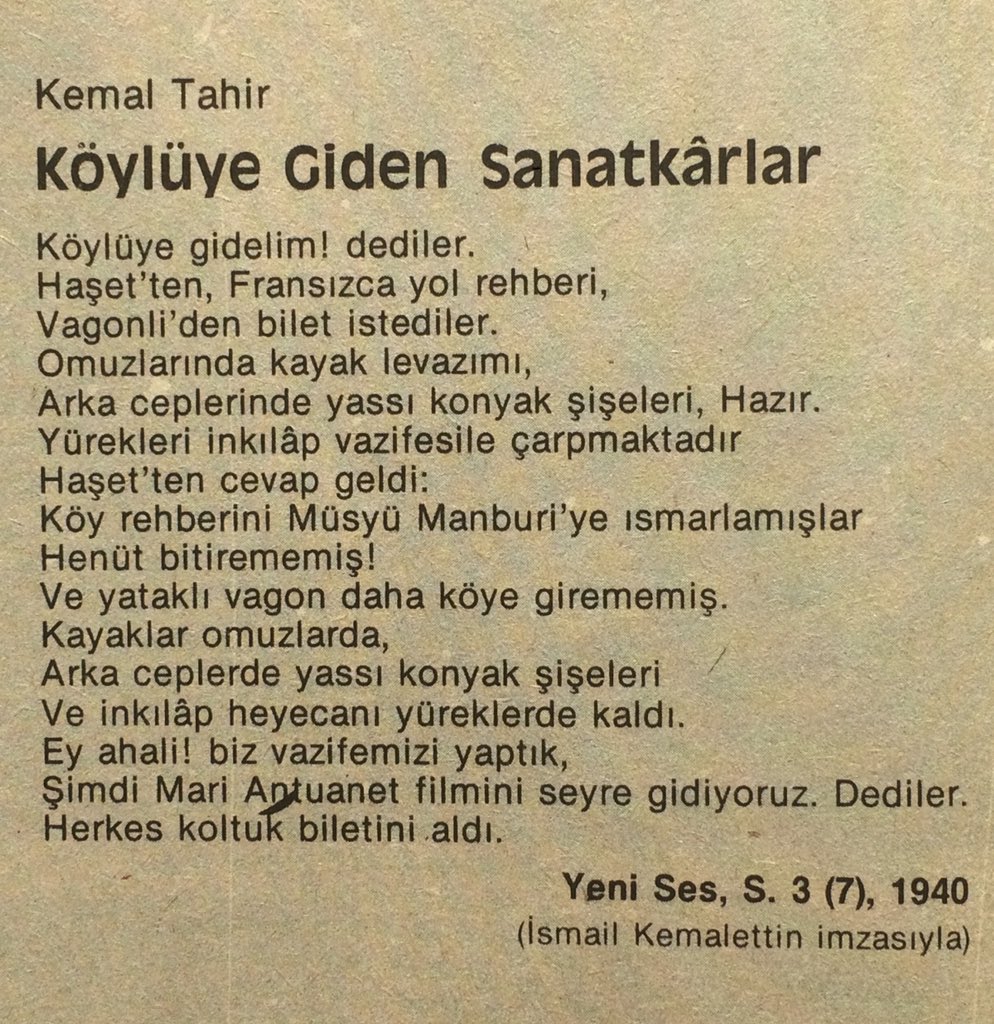 tekin deniz on twitter sair orhan