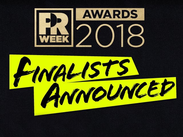 PRWeekUS's tweet photo. PRWeek U.S. Awards 2018 shortlist revealed: https://t.co/d2px8TwnCq https://t.co/xJXh4dprTu