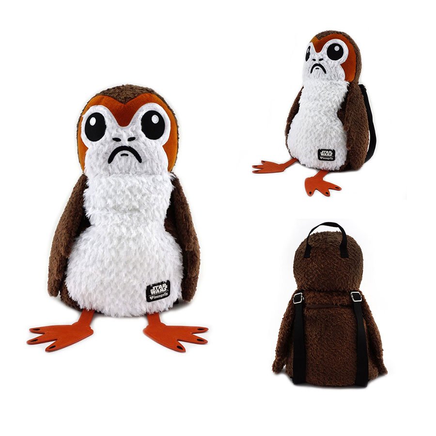 Funko's tweet photo. RT &amp; follow @funko for the chance to win a @Loungefly x Star Wars: The Last Jedi Porg Plush Backpack! #porg https://t.co/ncJEnnTA4Z