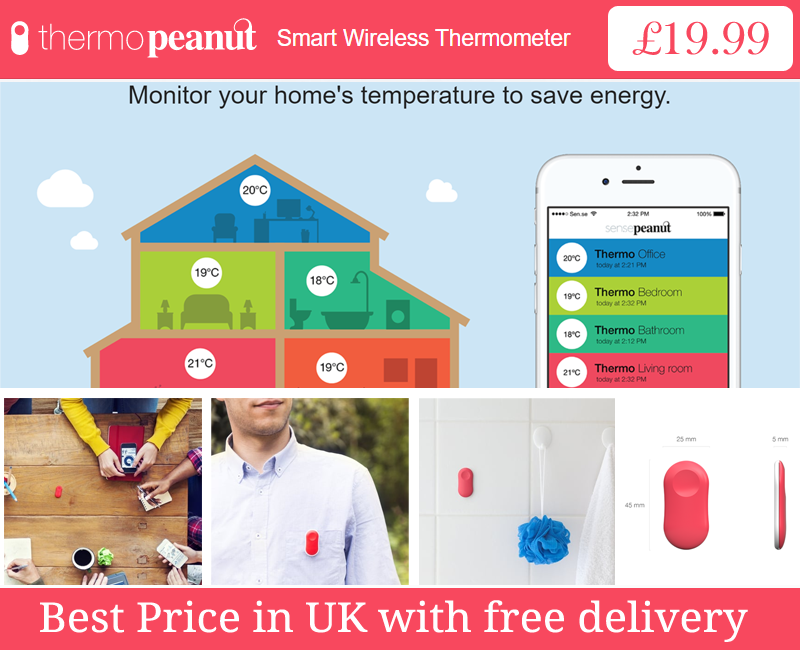VeryBasics's tweet image. The Sen.se Thermo Peanut - at its lowest price ever, now only £19.99. Monitor your home&apos;s temperature to save energy!

Interested? Visit: verybasics.com/sen-se-thermo-…

#VeryBasics