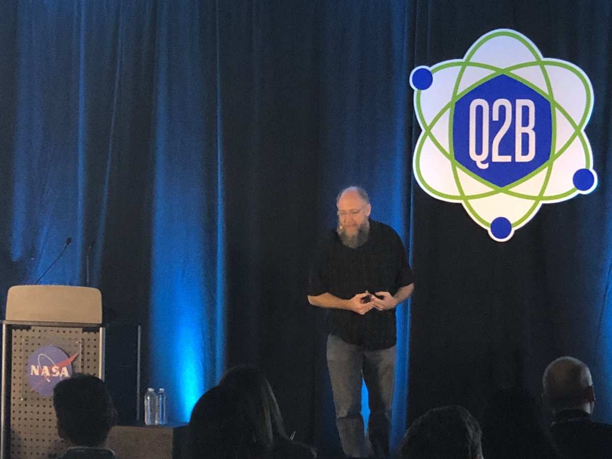 Our Subject Matter Expert Scott Hamilton deep diving on our Quantum programming environment  and simulator during #Q2Bconference in Nasa Ames campus <a href="/Atos/">Atos</a> <a href="/AtosNA/">Atos North America</a>
