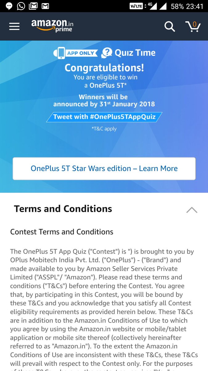 BonitaBidisha's tweet image. #OnePlus5AppQuiz @amazonIN #OnePlus @OnePlus_IN